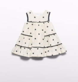 Abel & Lula Embroidered Flowers Dress