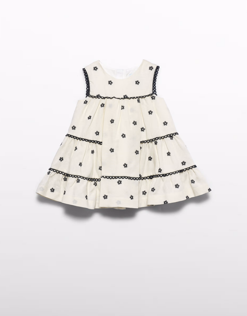 Abel & Lula Embroidered Flowers Dress