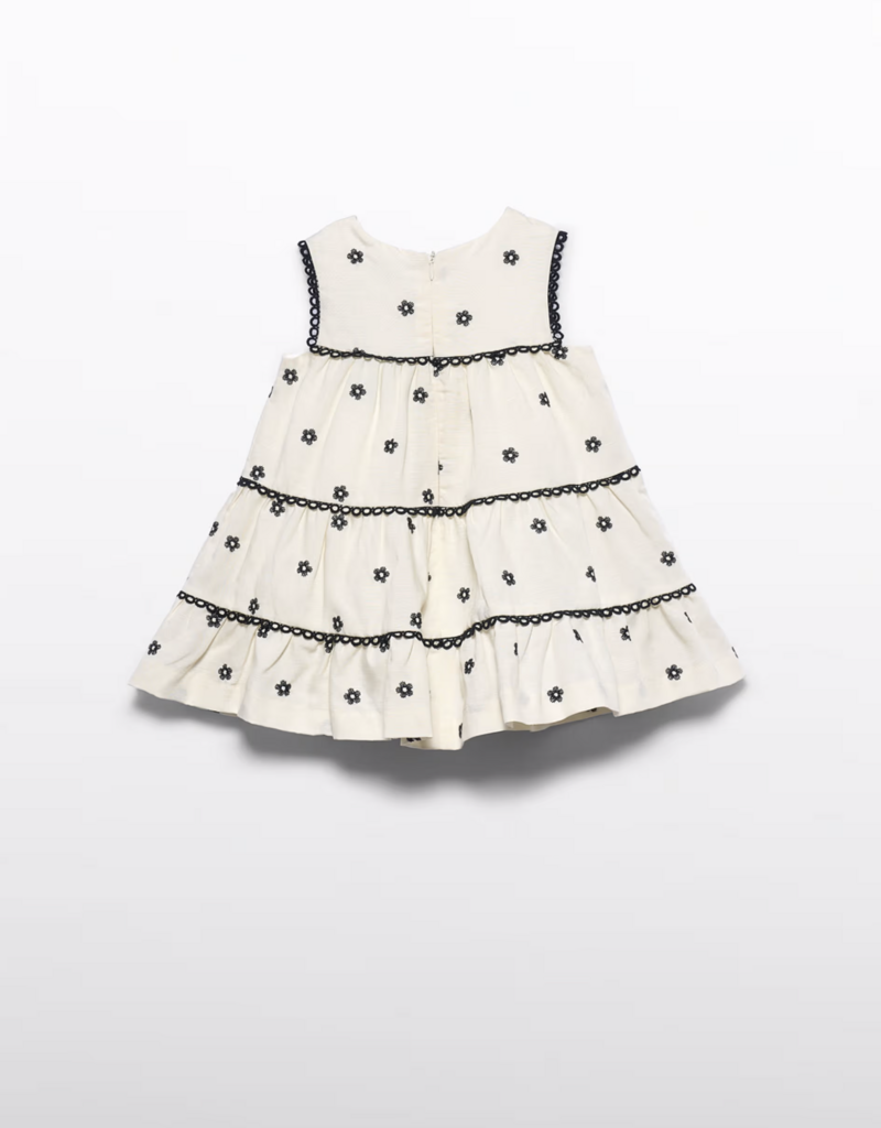 Abel & Lula Embroidered Flowers Dress