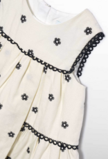 Abel & Lula Embroidered Flowers Dress