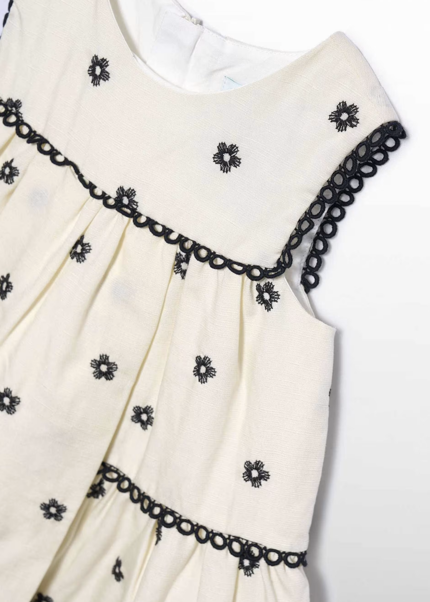 Abel & Lula Embroidered Flowers Dress