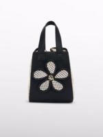 Abel & Lula Raffia bag w/Flower Detail