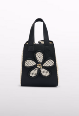 Abel & Lula Raffia bag w/Flower Detail