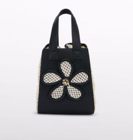 Abel & Lula Raffia bag w/Flower Detail