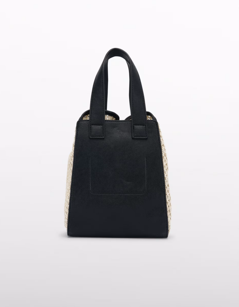 Abel & Lula Raffia bag w/Flower Detail