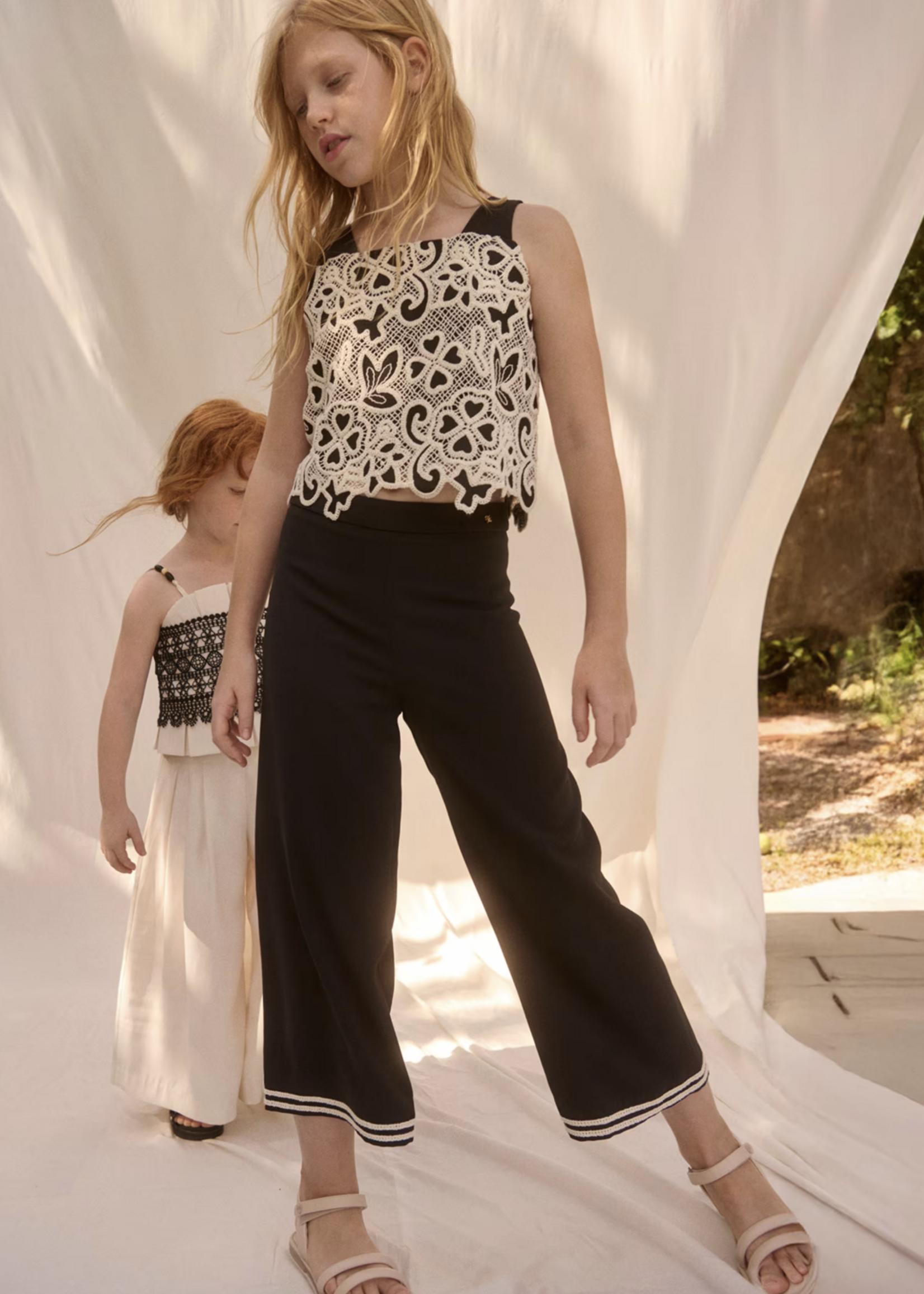 Abel & Lula Matching Black Culotte set