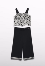 Abel & Lula Matching Black Culotte set