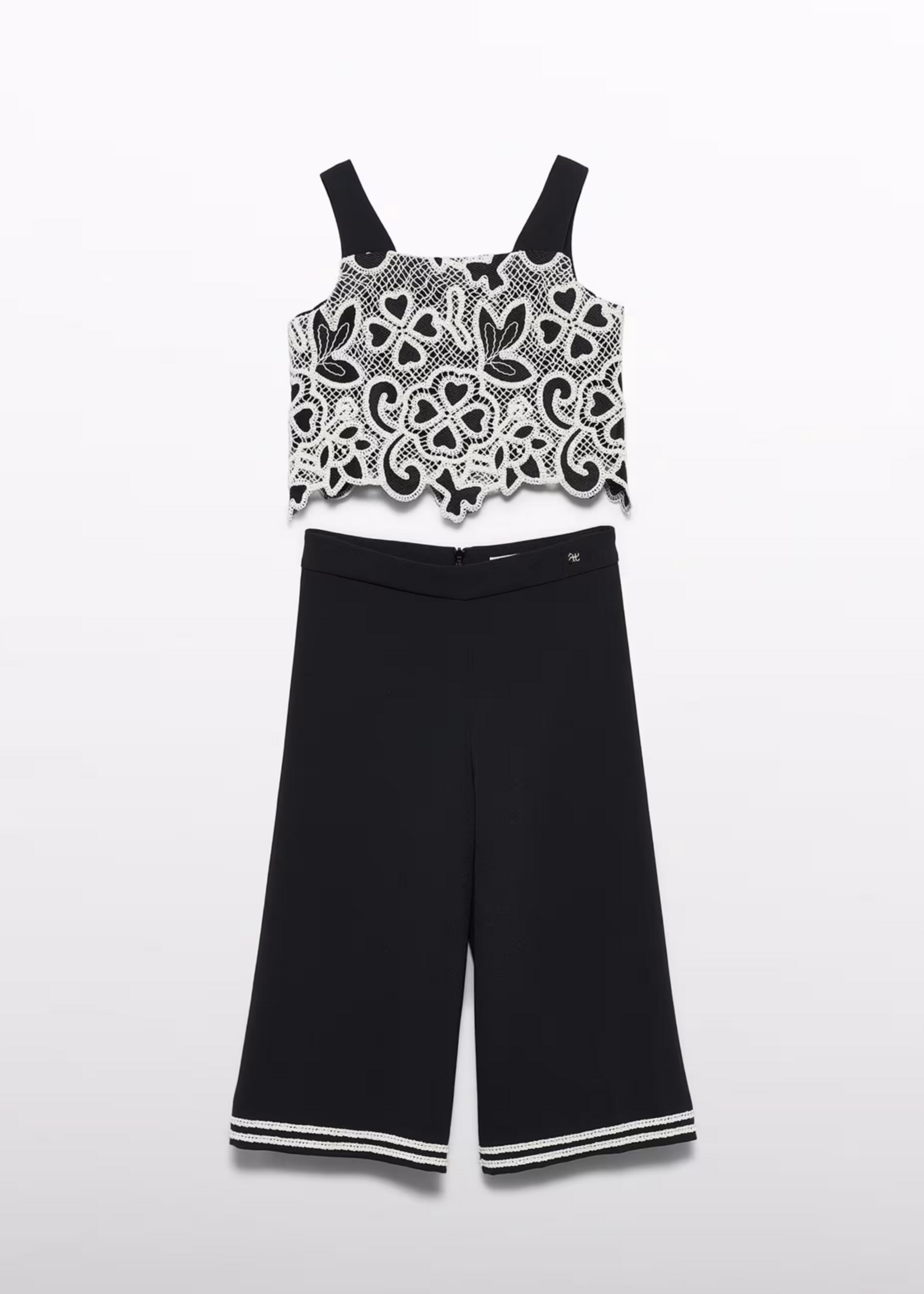 Abel & Lula Matching Black Culotte set