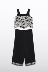 Abel & Lula Matching Black Culotte set