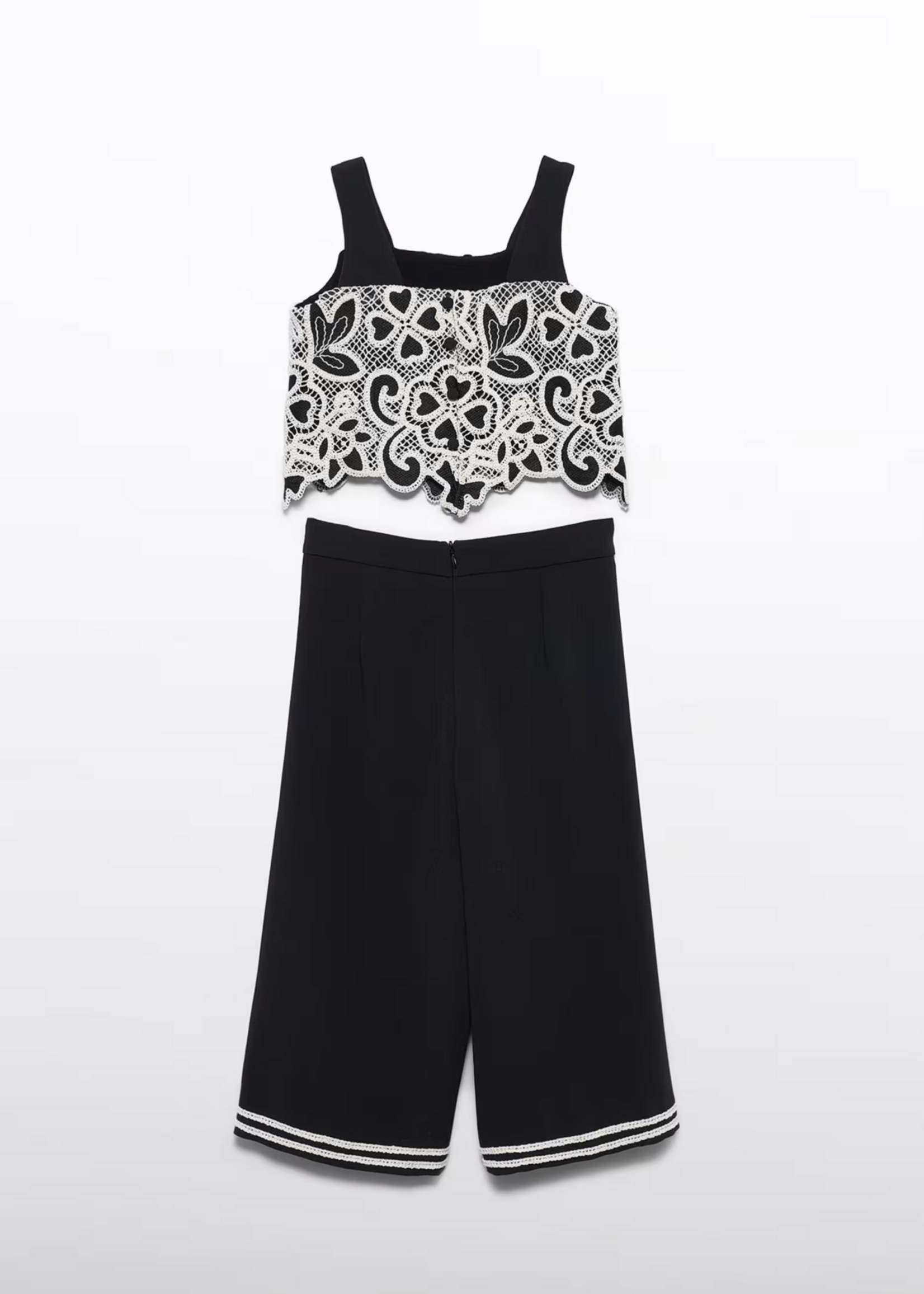 Abel & Lula Matching Black Culotte set