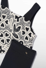 Abel & Lula Matching Black Culotte set