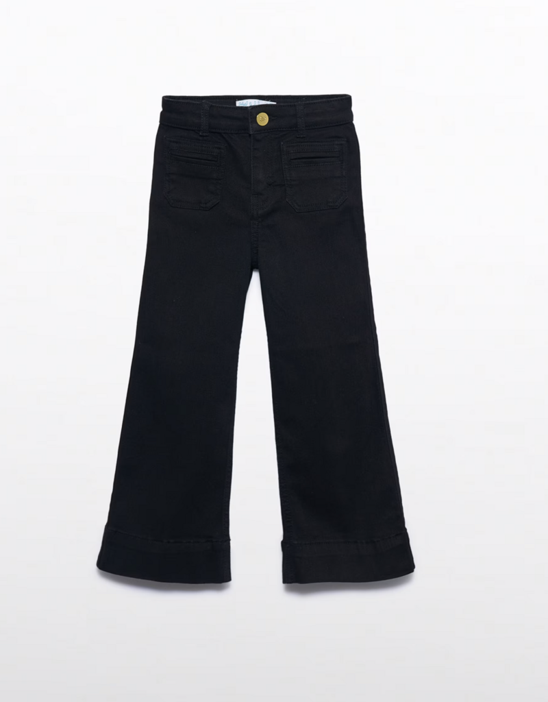 Abel & Lula Girls Black Bootcut Denim