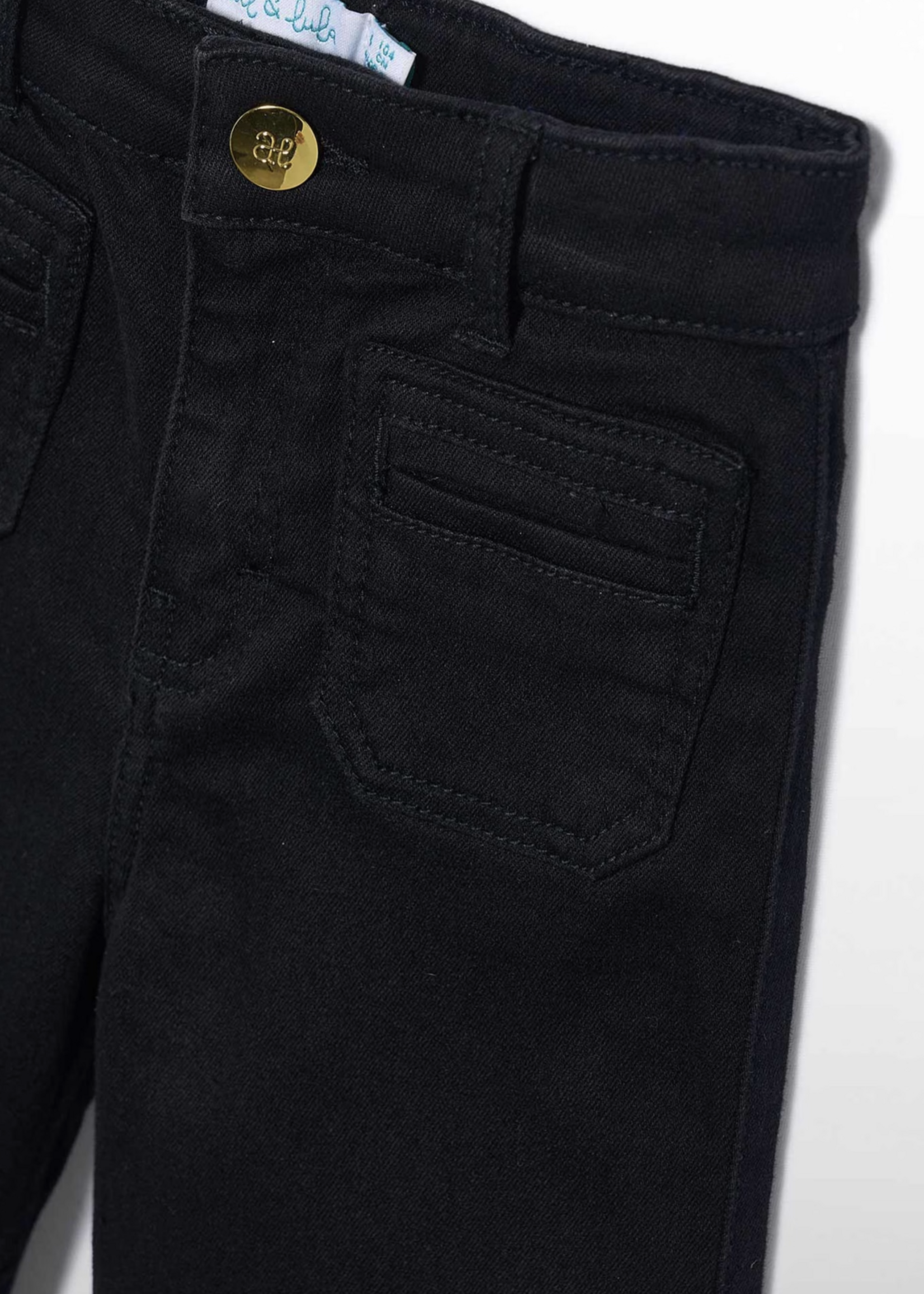 Abel & Lula Girls Black Bootcut Denim