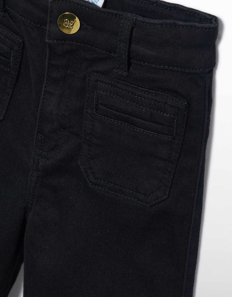 Abel & Lula Girls Black Bootcut Denim