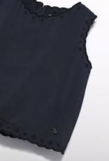 Abel & Lula Black Embriodered Top