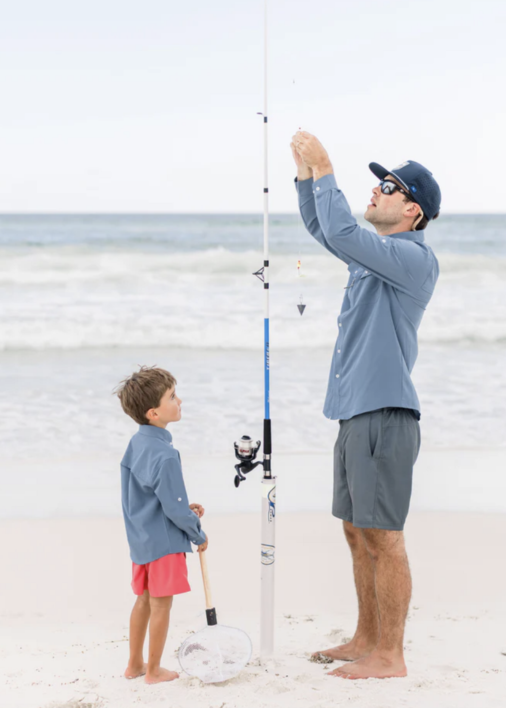 Properly Tied Reeltech Fishing Shirt Dusk Blue