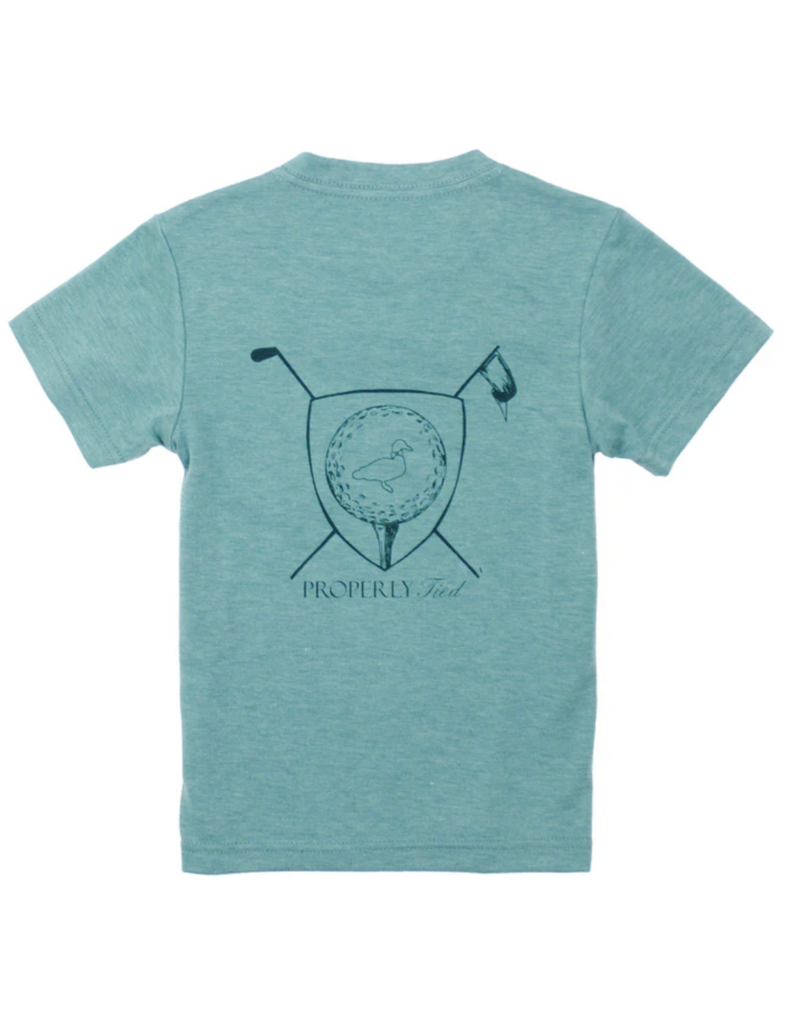 Properly Tied Portland Pocket Tee S/S Tee Time Clover