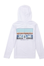 Properly Tied Shade Performance Hoodie Castaway White