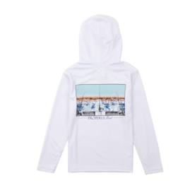 Properly Tied Shade Performance Hoodie Castaway White