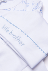 Magnolia Baby Little Brother Embroidered Hat White