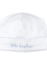 Magnolia Baby Little Brother Embroidered Hat White