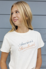 Rylee + Cru Inc. TEEN VINTAGE TEE AMERICAS SWEETHEART