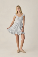 Rylee + Cru Inc. TEEN KALINA DRESS HYDRANGEA LIGHT-BLUE