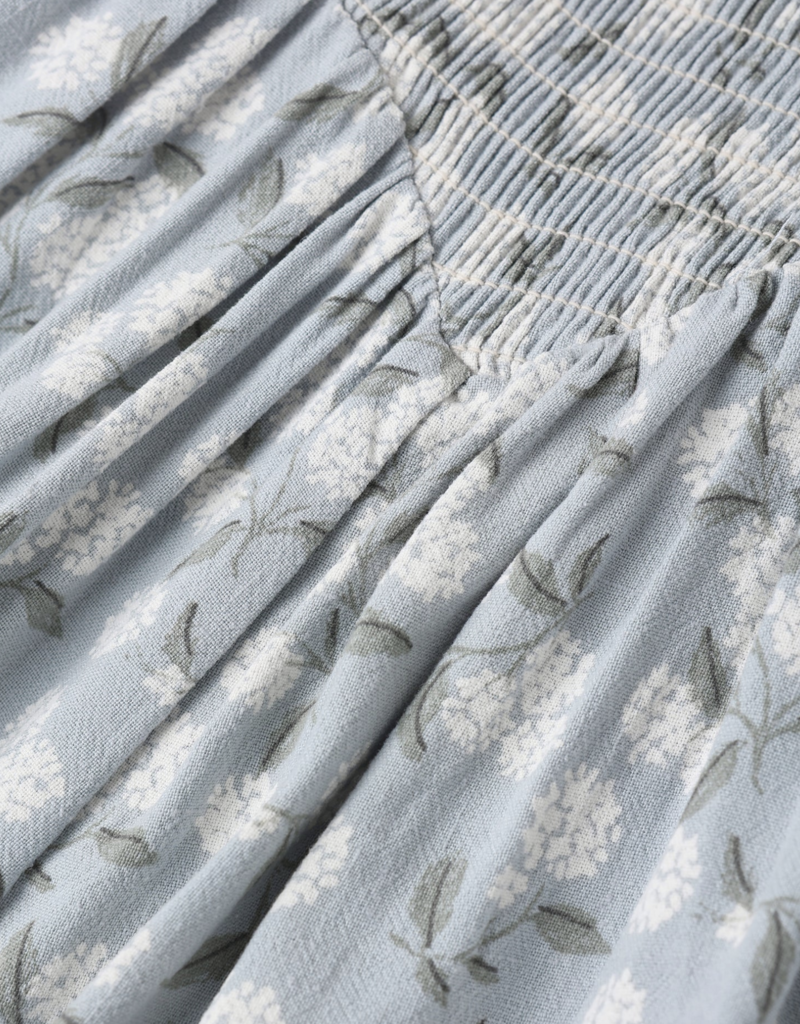 Rylee + Cru Inc. TEEN KALINA DRESS HYDRANGEA LIGHT-BLUE