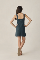 Rylee + Cru LLC TEEN CROCHET MINI DRESS NAVY
