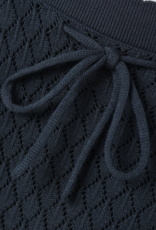 Rylee + Cru LLC TEEN CROCHET MINI DRESS NAVY