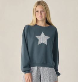 Rylee + Cru Inc. TEEN PIER SWEATSHIRT NAVY