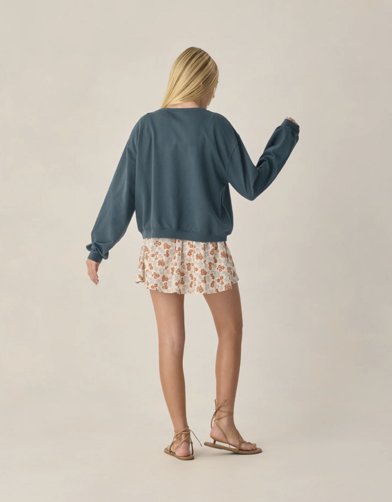 Rylee + Cru Inc. TEEN PIER SWEATSHIRT NAVY