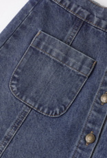 Rylee + Cru LLC TEEN DENVER MINI SKIRT NAVY