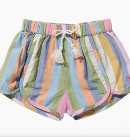 Pink Chicken girls millie short - parade stripe