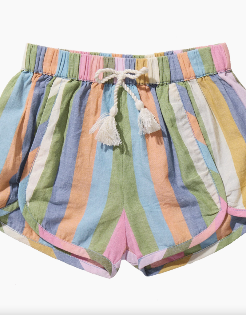 Pink Chicken girls millie short - parade stripe