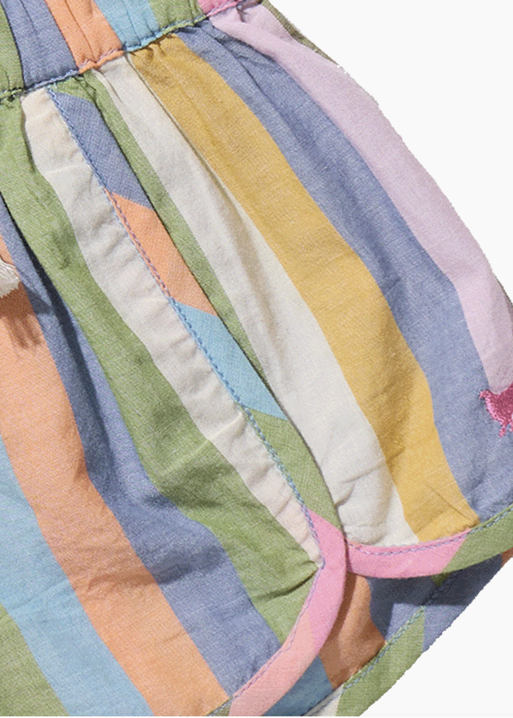 Pink Chicken girls millie short - parade stripe