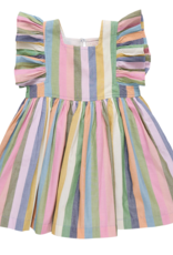 Pink Chicken elsie dress - parade stripe