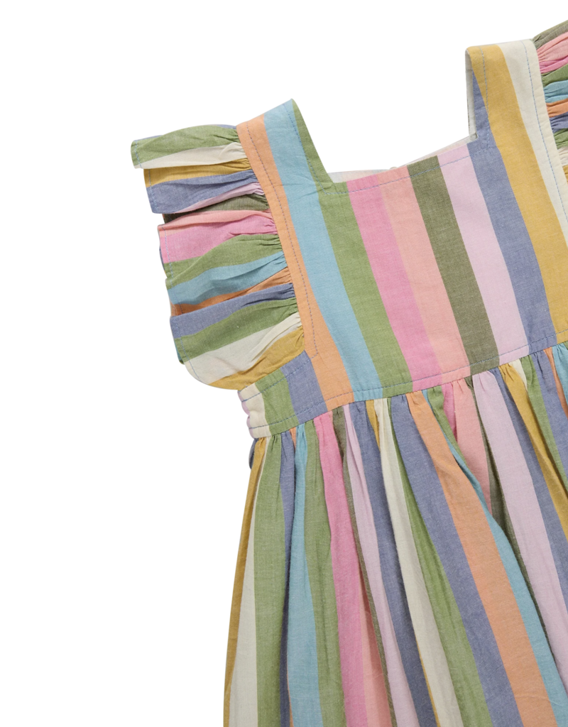 Pink Chicken elsie dress - parade stripe