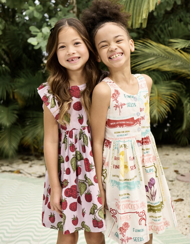 Pink Chicken laura dress - flower seeds