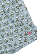 Pink Chicken jules short - blue prairie block print