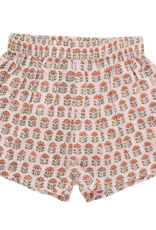 Pink Chicken jules short - pink prairie block print