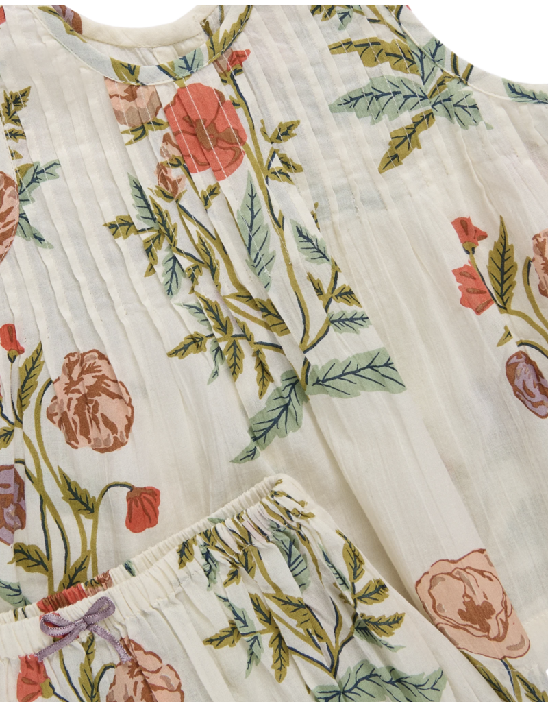 Pink Chicken baby girls jaipur 2-pc set - rosewick poppy