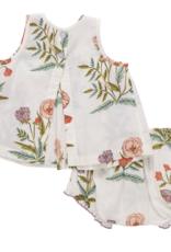 Pink Chicken baby girls jaipur 2-pc set - rosewick poppy