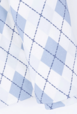 Angel Dear Blue Argyle Swaddle