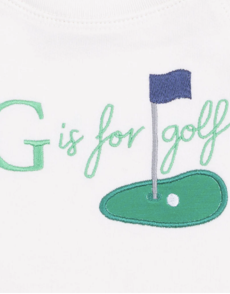 Angel Dear Golf French Terry Raglan Sweatshirt G is for Golf