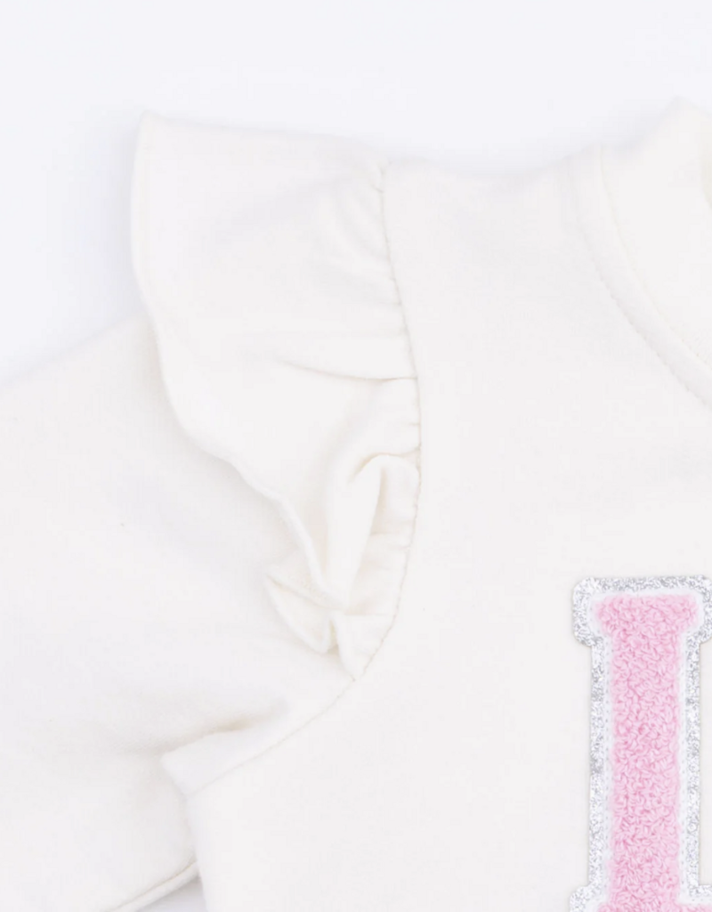 Angel Dear Pretty Tennis Ruffle Sweatshirt