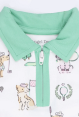 Angel Dear Country Club Dogs Pink Polo Tennis Dress Cartwheel Short