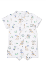 Angel Dear Country Club Dogs Neutral Polo Shortie