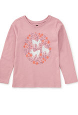 Tea Collection Pearly Deer Graphic Tee