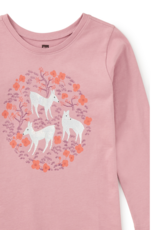 Tea Collection Pearly Deer Graphic Tee